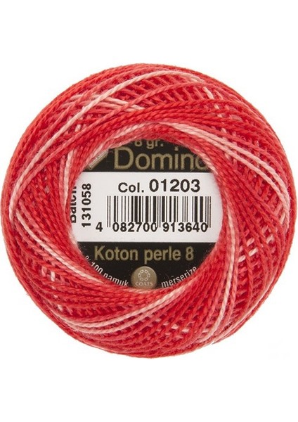 Domino Koton Perle No:8 Nakış İpi 01203
