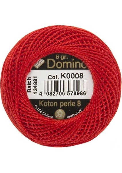 Domino Koton Perle No:8 Nakış İpi K0008