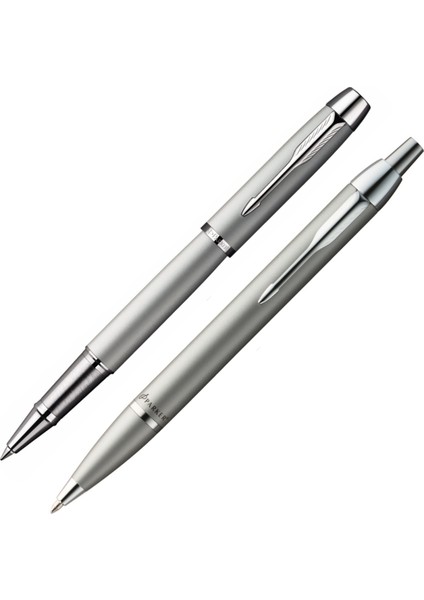 Im Metal Silver Ct Roller+Tükenmez Kalem Seti Parker Im