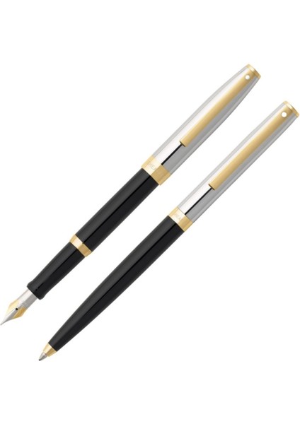 9475-0/2 Sheaffer Sagaris D+T Kalem P.Siyah Gövde Altın Kli