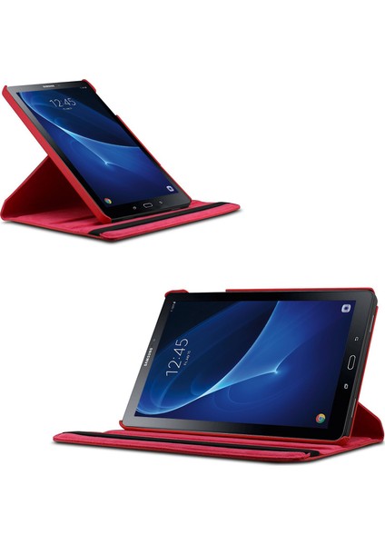 Samsung Galaxy Tab A 10.1'' T580 Kılıf 360 Rotating Stand Deri