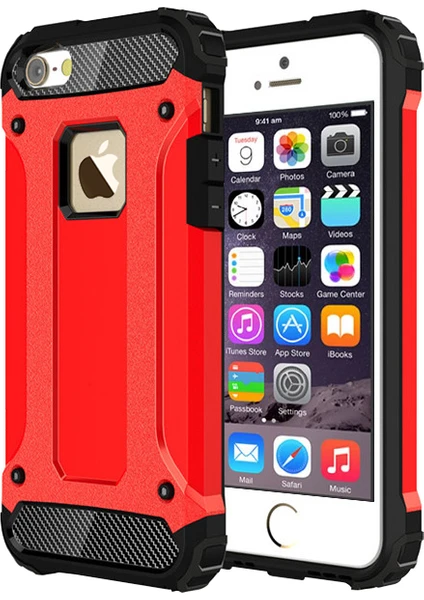 Apple iPhone 5 Kılıf Rugged Armor