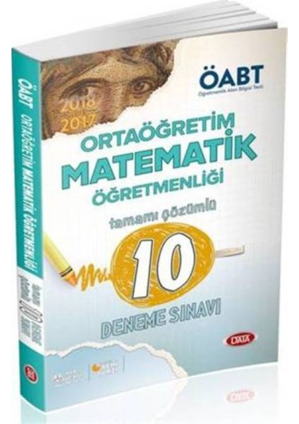 ÖABT 2017 Ortaöğretim Matematik Öğretmenliği Tamamı Çözümlü 10 Deneme Sınavı
