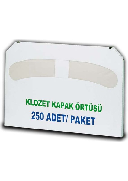 Klozet Kapak Örtüsü 250 Adet(5 Paket)