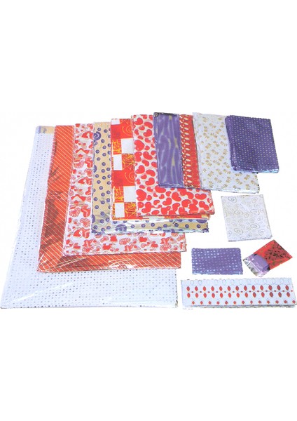 Bantlı Metalize Hediye Paketi 30X45 Cm 1000 Adet