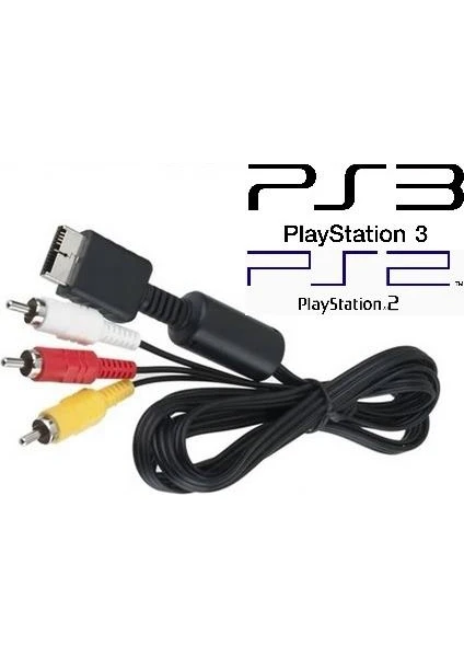 4620 Sony Playstation Ps3 Ps2 Av Tv Kablosu