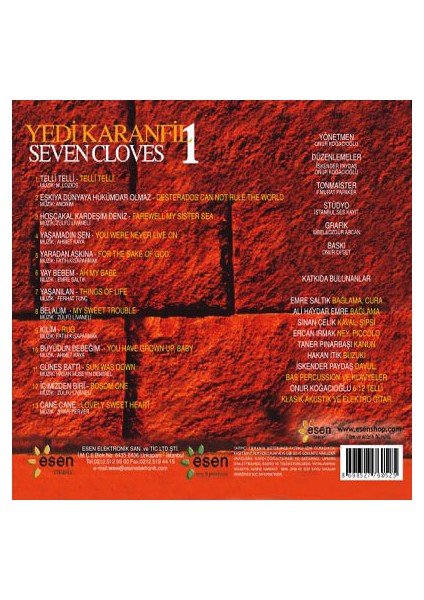 Yedi Karanfil (cd)