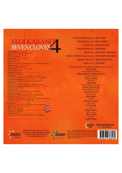 Yedi Karanfil 4 (cd)