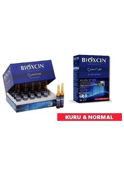 Bioxcin Quantum Bio Active Serum + Kuru / Normal Saçlara Şampuan