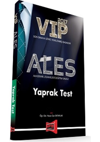 2017 ALES VIP Yaprak Test