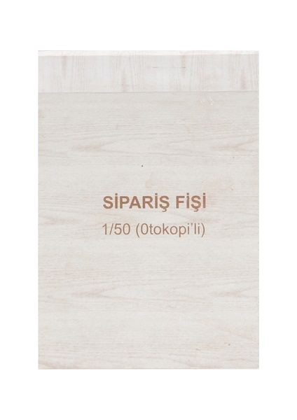 Sipariş Fişi Otokopili 1 x 50
