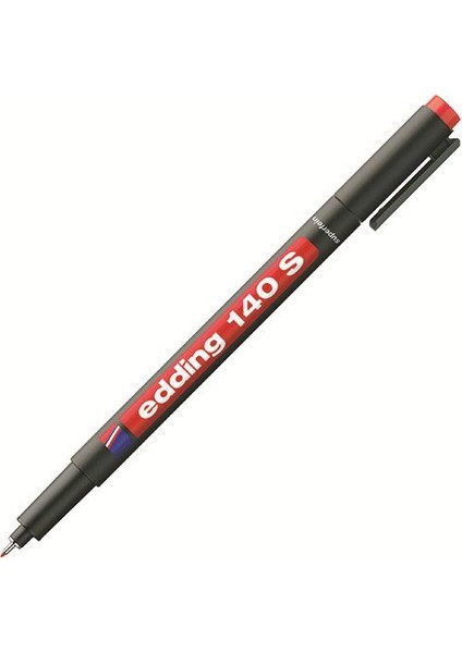 Asetat Kalemi E-140S Kırmızı Ed14002