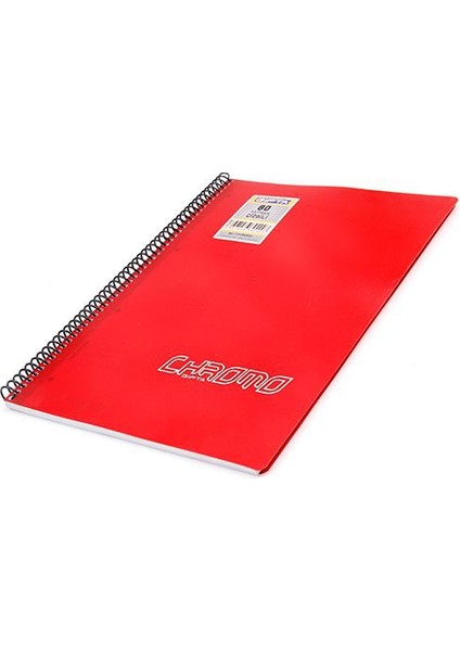 Chromo Spiralli Pp Kapak Defter A4 80 Yaprak Çizgili