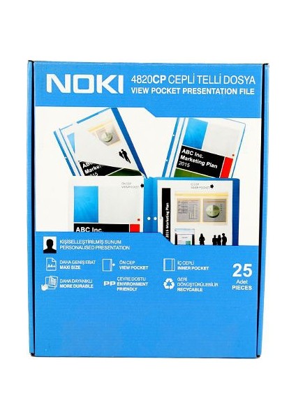 4820 Cepli Telli Dosya 25'li Paket