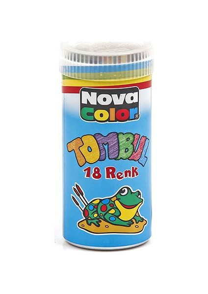 Nova Color Boya Kalemi Tombul 18Li Nc-2116