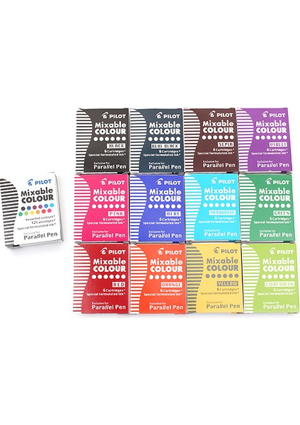 Mixable Colour Paralel Pen Kartuşu - Turkuaz modelleri