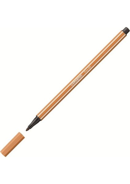 Pen 68 Keçe Uçlu Kalem Renk - Koyu Kahverengi