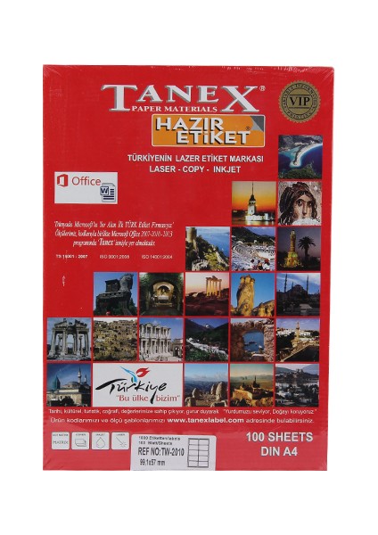 Tw-2010 99 x 57 Mm Etiket
