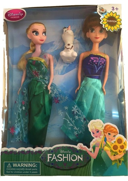 Frozen Karlar Ülkesi Anna Elsa ve Olaf Oyuncak Et Bebek 30 cm