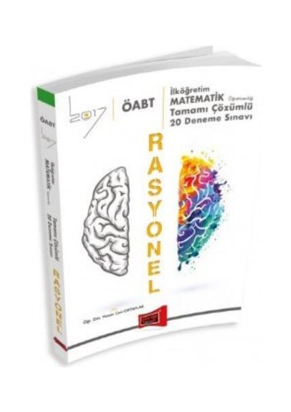 ÖABT Rasyonel İlköğretim Matematik Öğretmenliği Tamamı Çözümlü 20 Deneme Sınavı
