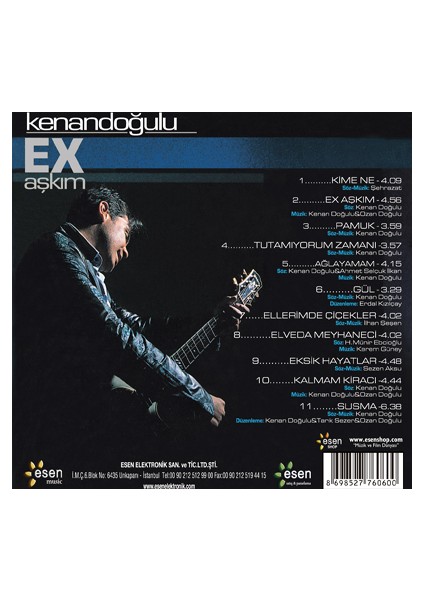 Kenan Doğulu - Ex Aşkım (CD)