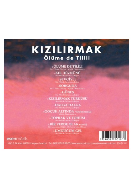 Kızılırmak - Ölüme de Tilili (CD)