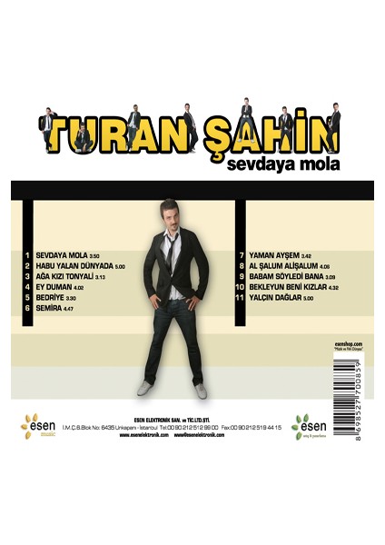 Turan Şahin - Sevdaya Mola (CD) fiyatları