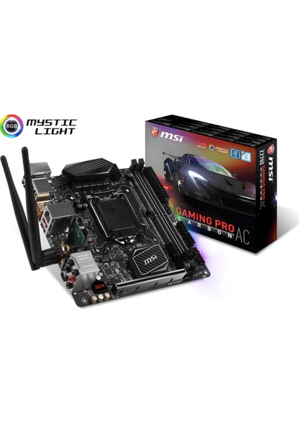 Z270I Gaming PRO CARBON AC Intel Z270 3800MHz (OC) DDR4 Soket 1151 m-ITX Anakart