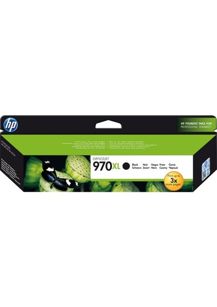 970XL CN625A Siyah Kartuş / HP Officejet Pro X476 / Pro X451 / Pro X551 / Pro X576 Kartuş