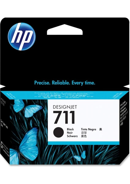 Hp 711 CZ129A Siyah Kartuş 38ML /  Designjet T120 / T520 Kartuş