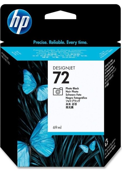 72 C9397A Photo Siyah Kartuş 69 ML / Hp DesignJet T610 / T620 / T770 / T790 / T795 / T1100 / T1120 / T1200 / T1300 / T2300 Kartuş
