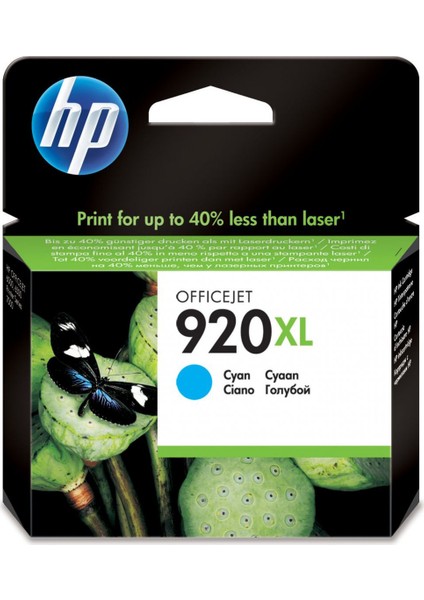 920XL CD972A Yüksek Kapasite Mavi Orjinal Mürekkep Kartuşu , HP Officejet 6000 / 6500 / 6500A / 7000 / 7500 / 7500A Yüksek Kapasite Mavi Orjinal Kartuşu
