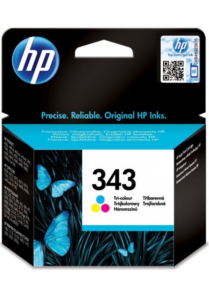 343 C8766E Orjinal Renkli Kartuş