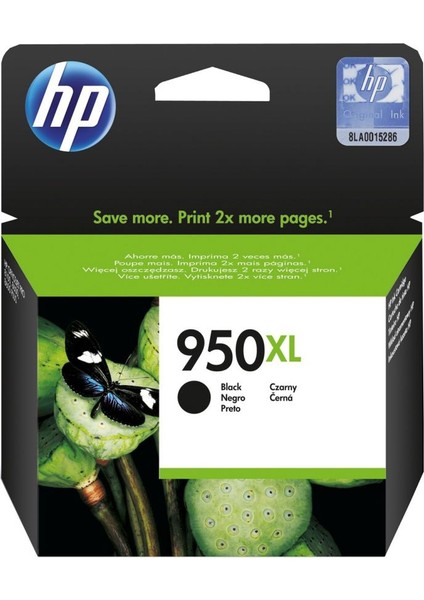 950XL CN045A Orjinal Siyah Kartuş / Hp Officejet Pro 251 / 276 / 8100 / 8600 / 8610 / 8620 Orjinal Siyah Kartuş