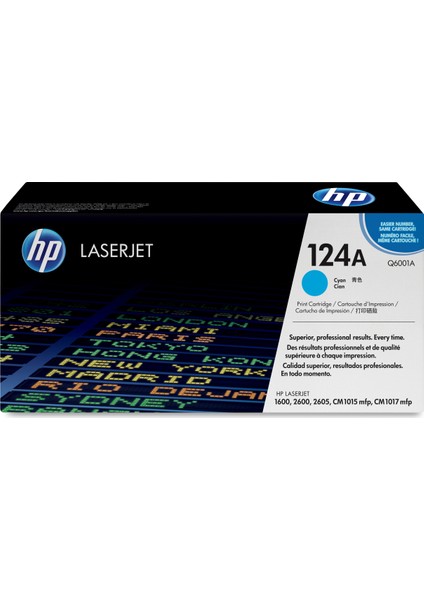 124A / Q6001A / CM1017 / CM1015 / 2600 / 2605 / 1600 Mavi Orjinal Toner