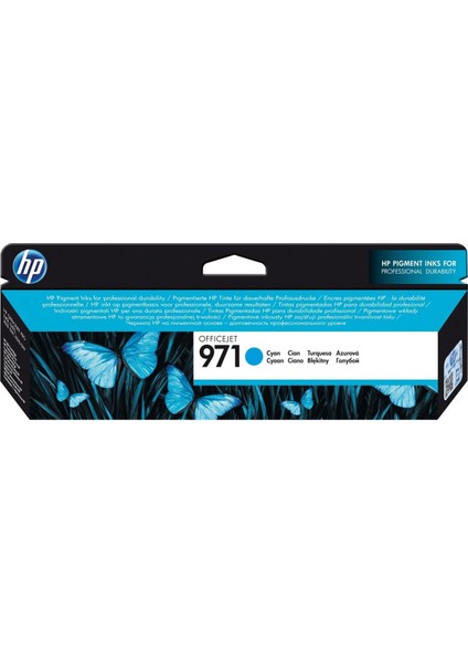 971 CN622A Mavi Kartuş / HP Officejet Pro X476 / Pro X451 / Pro X551 / Pro X576 Kartuş