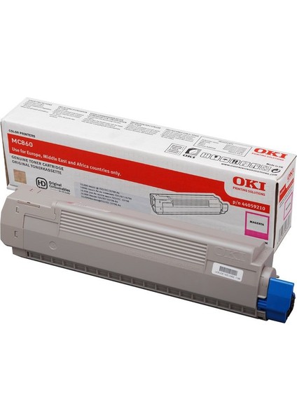 44059226 / MC860 Kırmızı Orjinal Toner