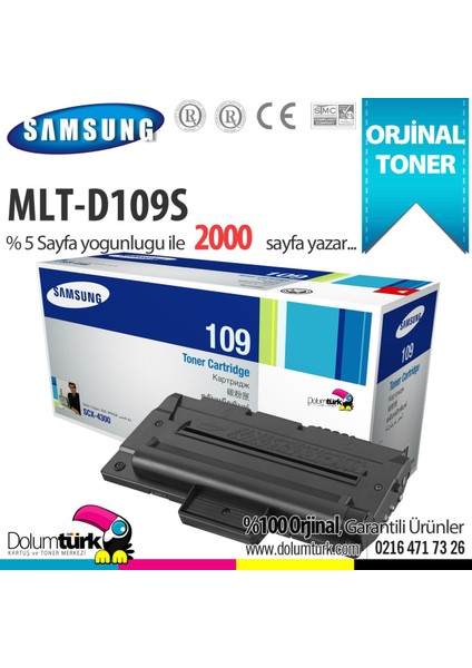 MLT-D109S Orjinal Toner