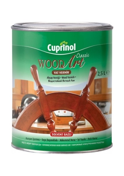 Cuprinol Wood Art Classic Yat Ahşap Vernik 2.5 L