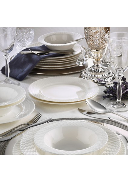 Bone İron 24 Parça 6 Kişilik Yemek Seti
