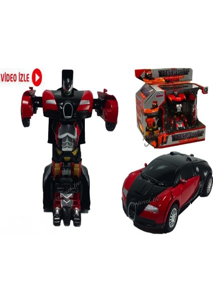 Transformers Robot Araba Çek Bırak Oyuncaklar - Robota Dönüşen Araba