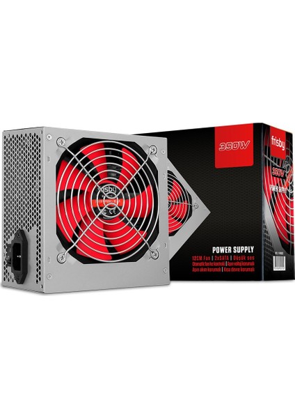 350W 12CM Siyah Power Supply (FR-PW35C12)