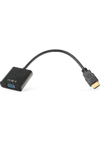 HDMI to VGA ve SES Aktif Dijital - Analog Dönüştürücüsü (DK-HD-AHDMIXVGA3)
