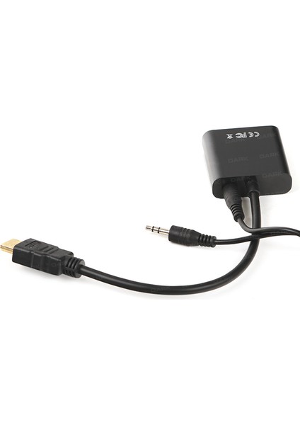 HDMI to VGA ve SES Aktif Dijital - Analog Dönüştürücüsü (DK-HD-AHDMIXVGA3)