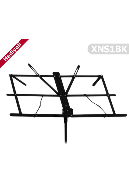 Nota Sehpası Portatif XNS1BK Siyah ( Taşıma Kılıfı Hediyeli )