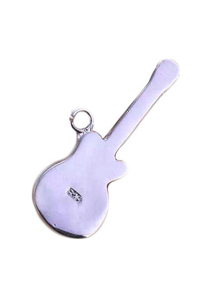 Hediyelik Gitar Kolye Ucu Gümüş GKU