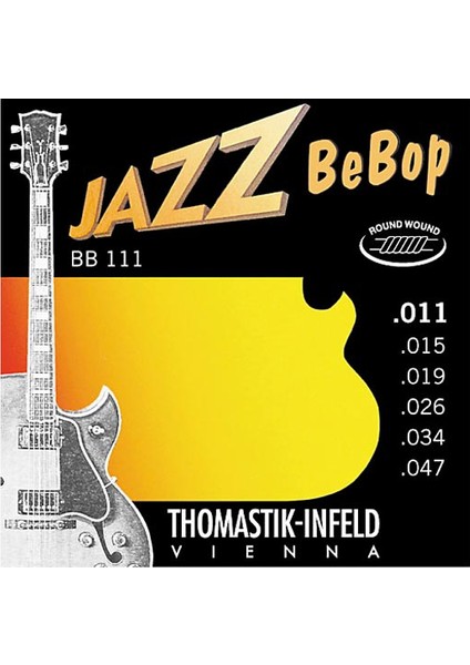 Gitar Aksesuar Elektro Jazz Bebop Tel Thomastik Infeld BB111