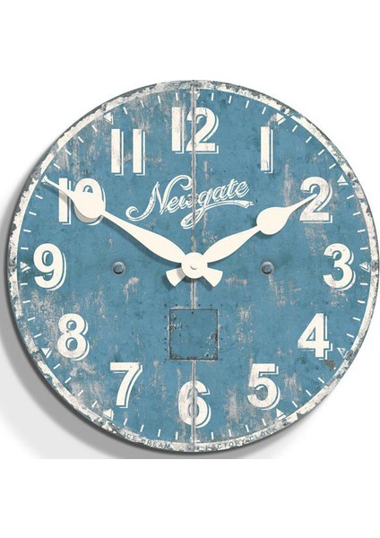 Ahşap Yuvarlak Duvar Saati