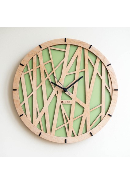 Ahşap Yuvarlak Duvar Saati