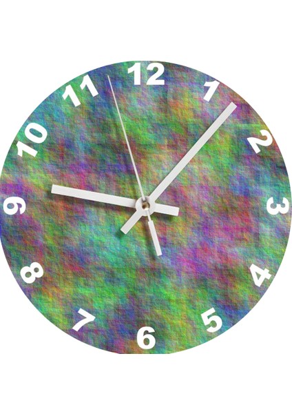 Ahşap Yuvarlak Duvar Saati